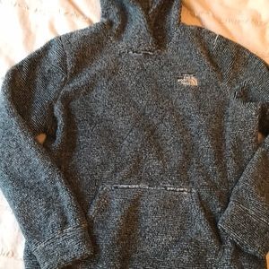 North face fleece hoodie